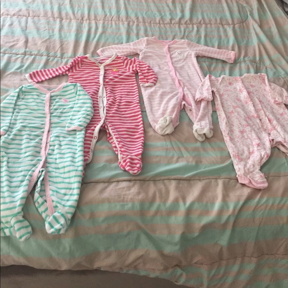 🎉Last deal🎉Baby girl bodysuit bundle of 4🎁